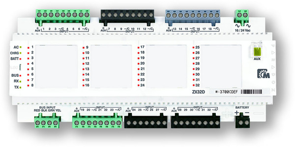 Paradox ZX32D 32 Zone/Input Expansion Module DIN RAIL - MEGATEH.eu 