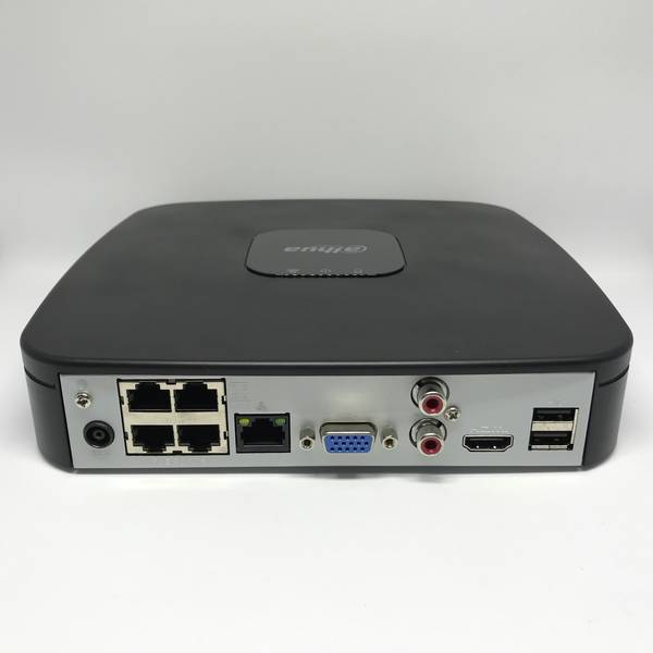 Dahua NVR2104-P-S2 4 channel IP NVR with 4xPoE ports, up to 6MP ...