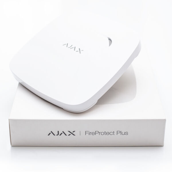 AJAX FireProtect Plus White - Wireless Fire Detector with Temperature ...