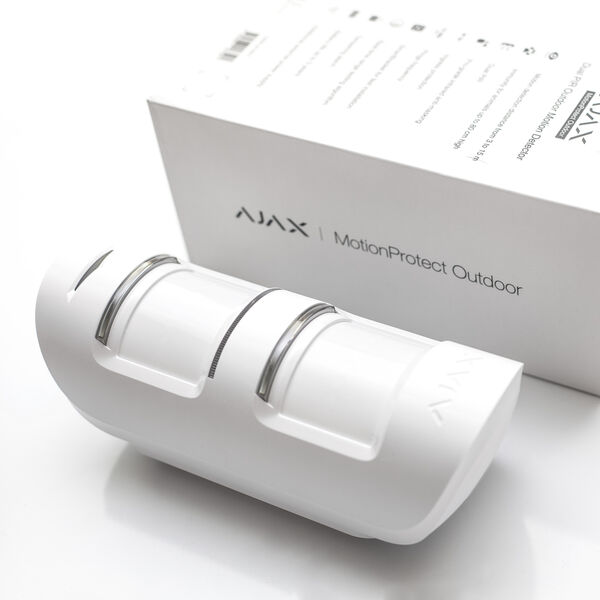 AJAX MotionProtect Outdoor White - Wireless Outdoor Motion Detector ...