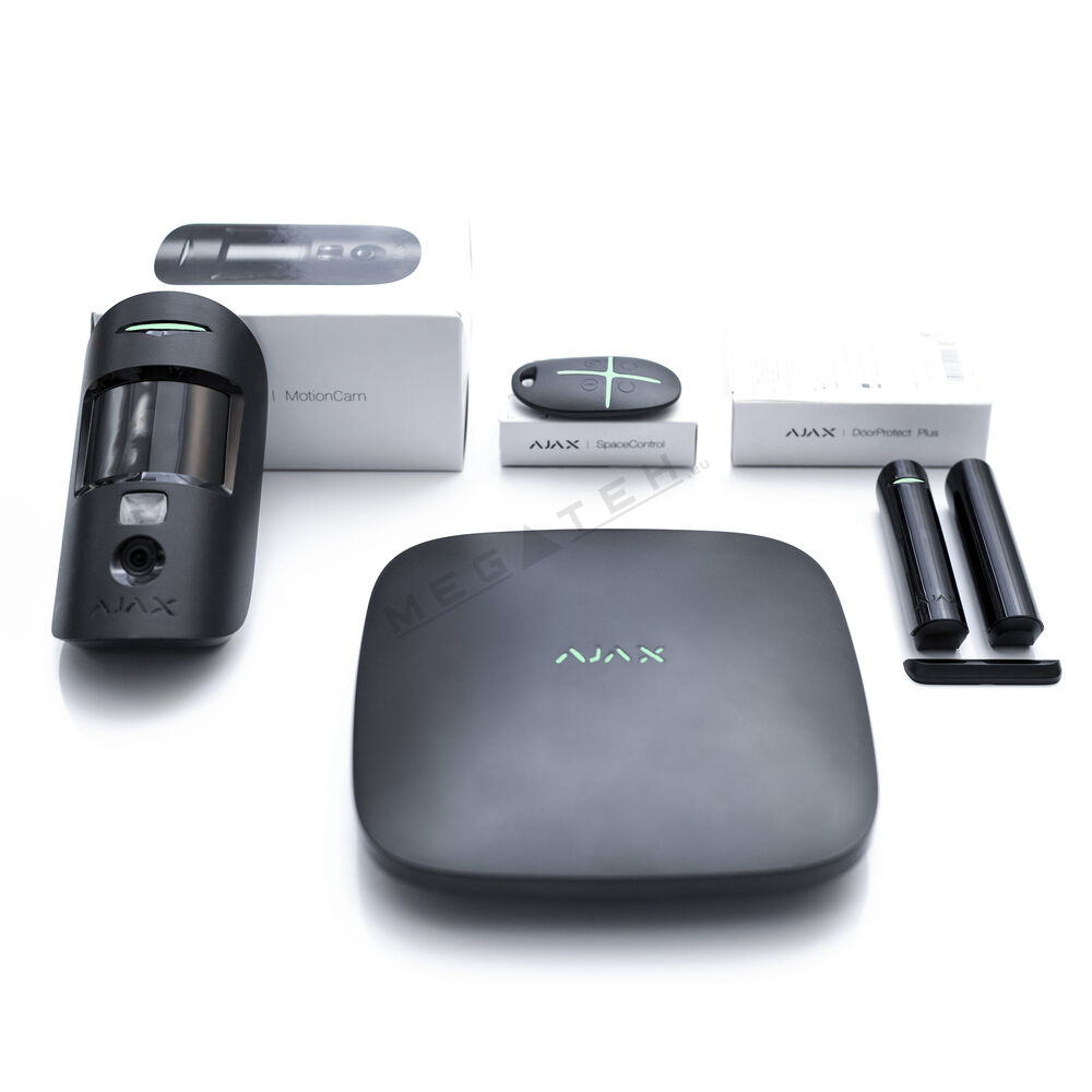 Kit Ajax de alarma antirrobo para casa con HUB 2 y cámara wifi con grabación