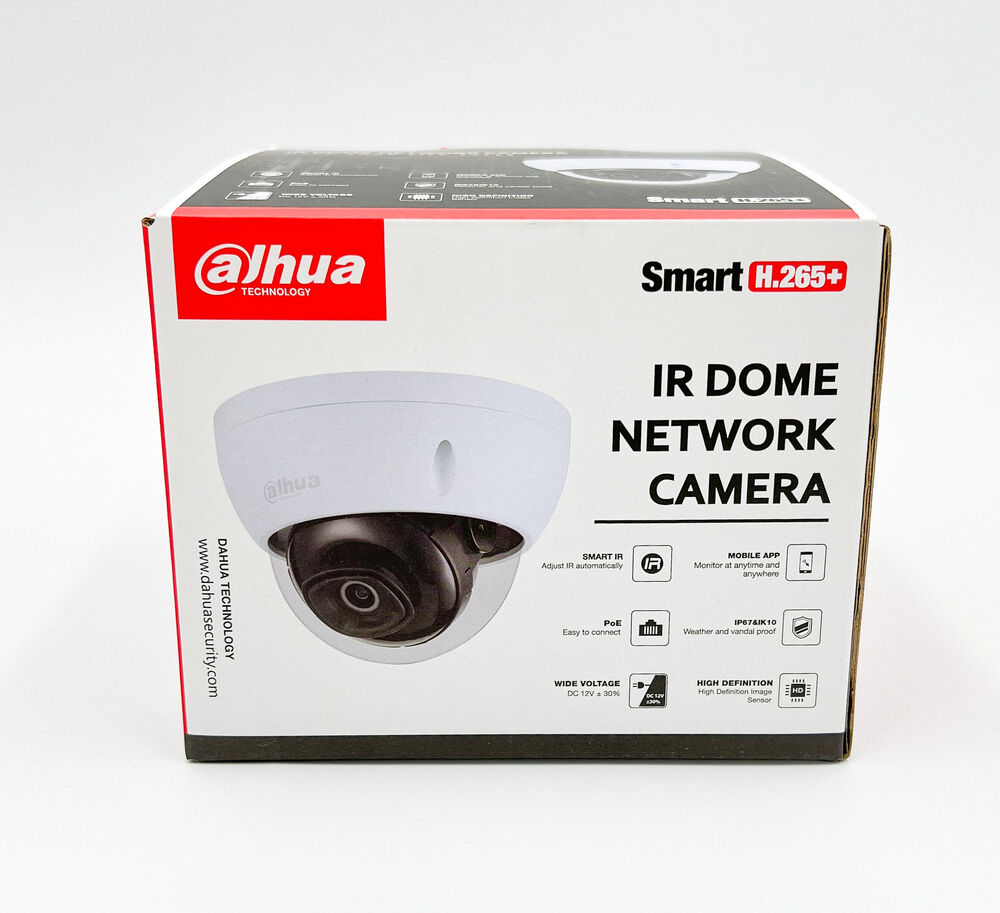 Dahua IP security camera set with 8MP, suitable for outdoor use