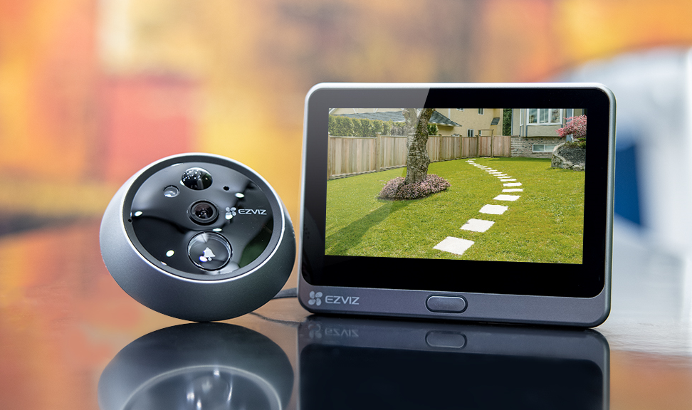 EZVIZ DP2C Wire-free Peephole Doorbell 2MP 1080p PIR Motion Detection,  Two-Way Talk -  Online shopping EU