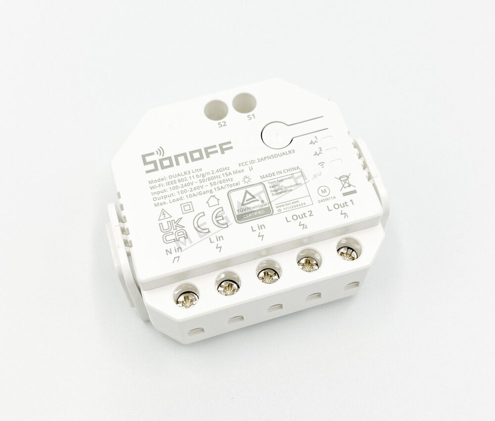 Sonoff Dual R3 Lite Dual Relay Smart Switch with Power Metering -   Online shopping EU