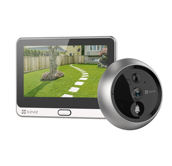 EZVIZ DP2 2K Touch Screen Wire-Free Peephole Wi-Fi Rechargable Battery  Operated Video Door Viewer/Door Bell - CCTV Security Surveillance Camera &  Business Network, Wi-Fi Solution Provider in Singapore
