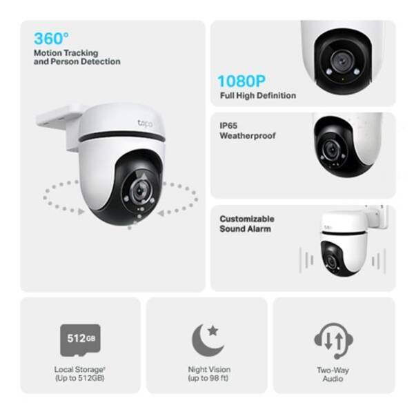 Tp link hd pan tilt store wifi camera